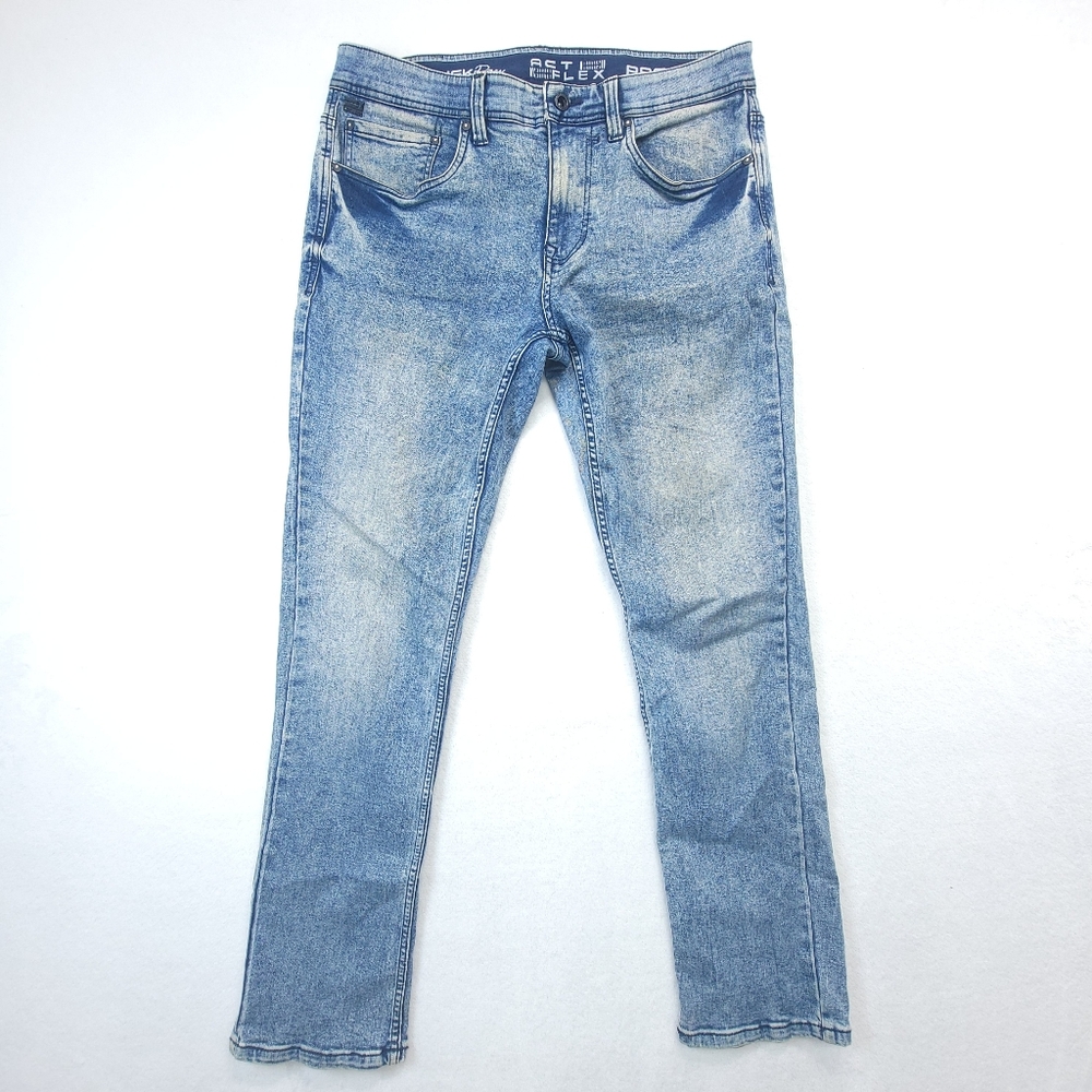 Projek Raw Mens Size 34x29 Jeans Future Flex HIRI Skinny Stretch Blue